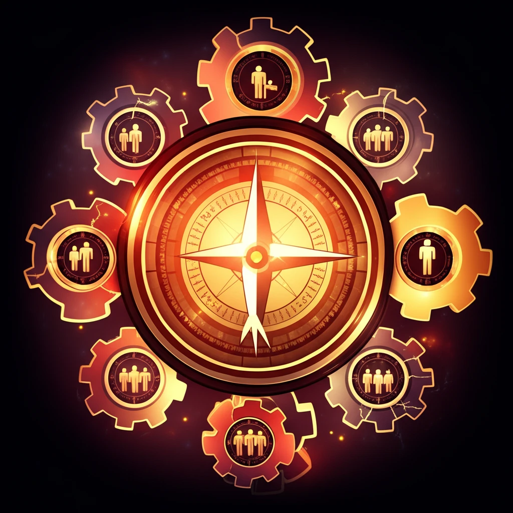 사회적 관계 속에서 상호작용하는 사람들의 모습