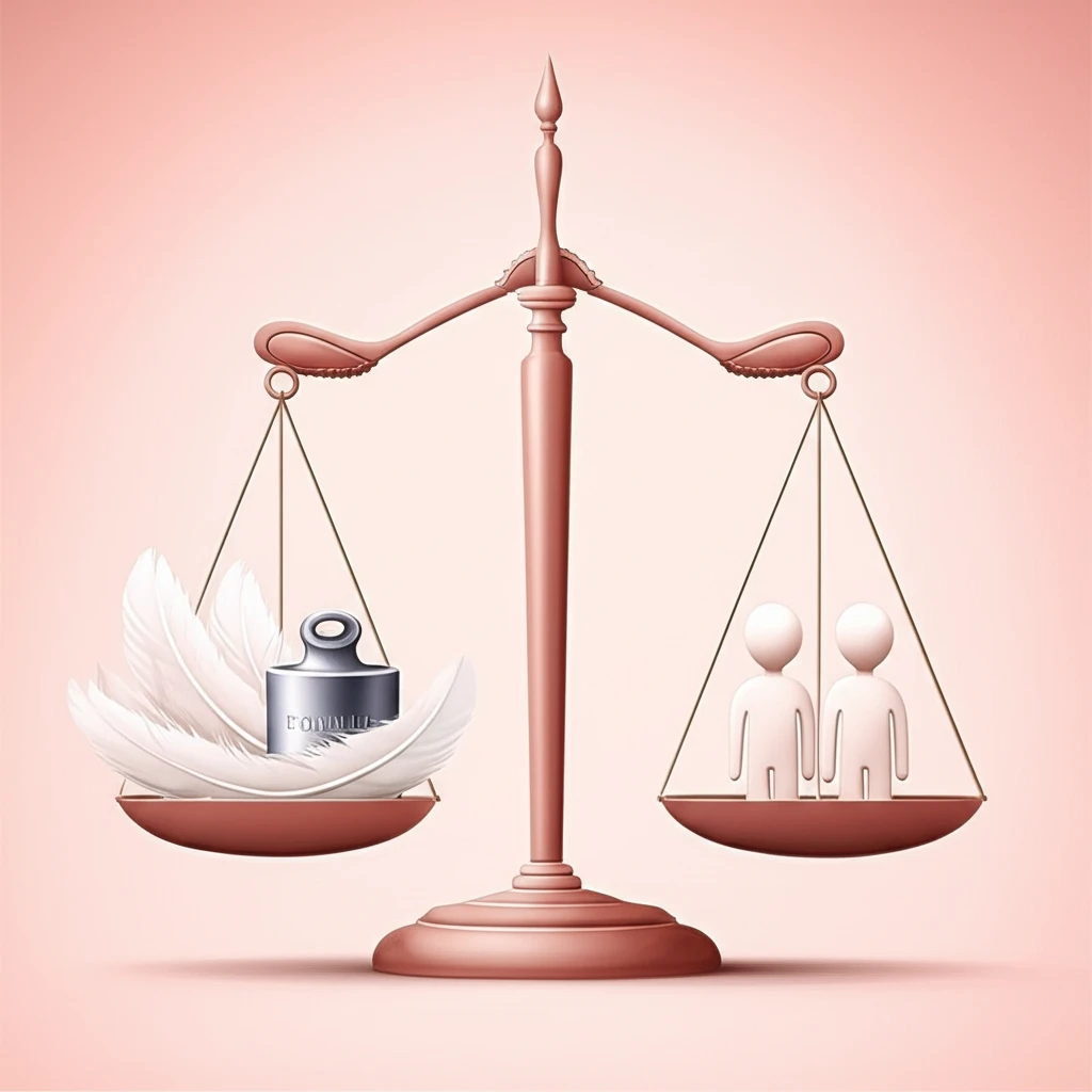 자유와 평등의 본질을 보여주는 상징적인 이미지