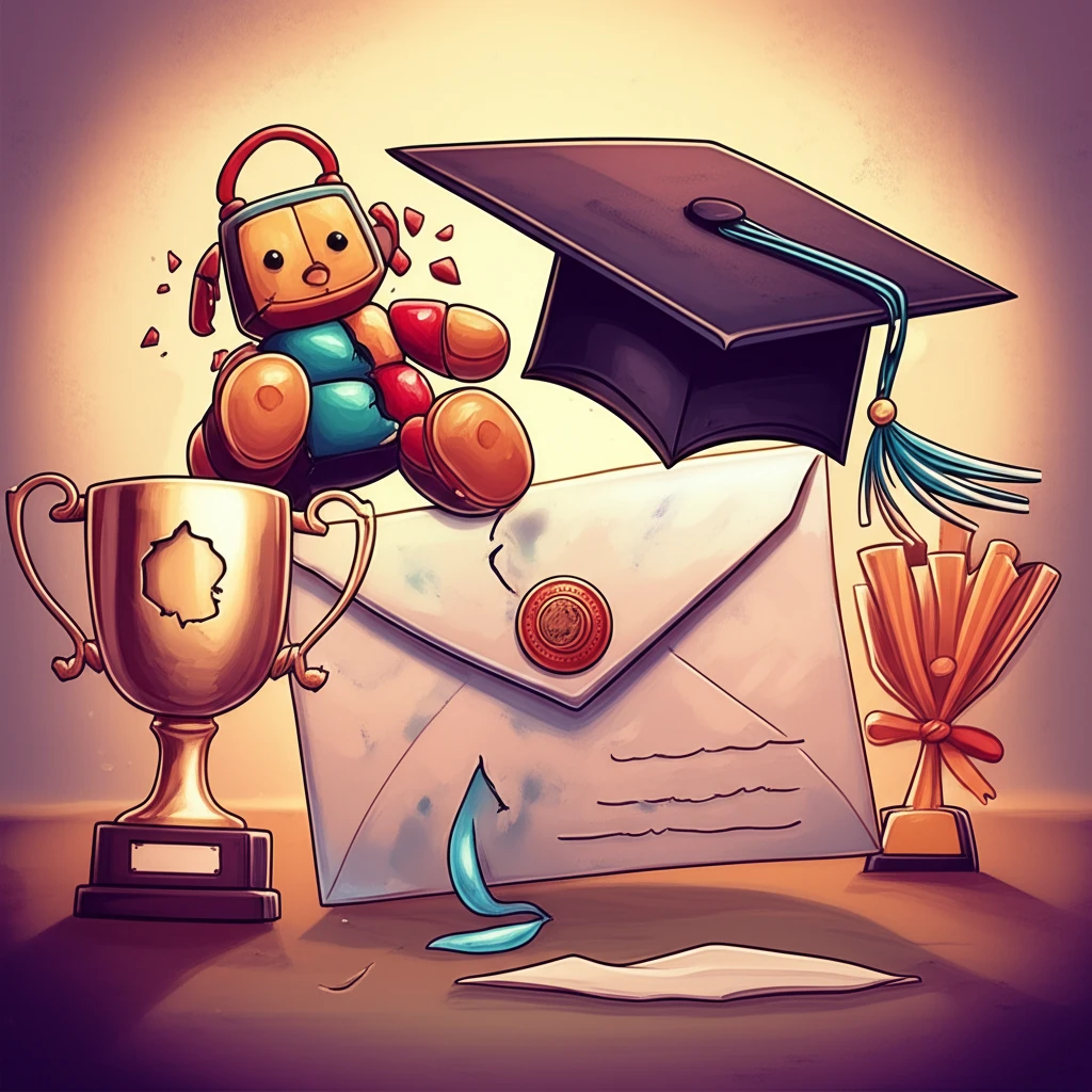 성찰을 통해 성장하는 모습을 상징하는 이미지